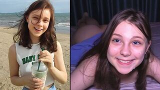 Beach sex with cute teen who becomes submissive