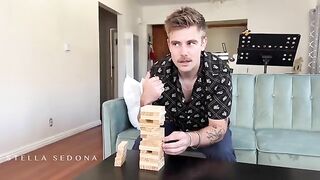 Two hot guys fucked two girls on a bed in a steamy scene