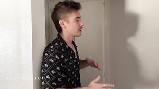 Two hot guys fucked two girls on a bed in a steamy scene