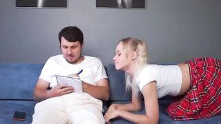 Dude got his stepsister to do homework for money