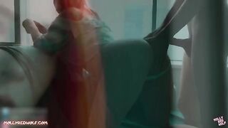A red-haired realtor made a sweet deal and had hard sex