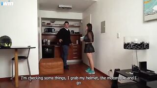 Aglaia Spicy delivered her ass at the house of her best friend ANAL CREAMPIE