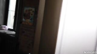 A girl with big tits is being fucked hard by her neighbor