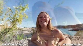 Epic Hike with Molly Pills and ConorPOV - Horny Hiking, fucking in nature
