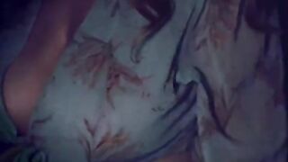 Night sex in 4k with my wife and her big tits, amazing!