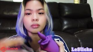 Tina Slick's solo masturbation using Sohimi Rose vibrator