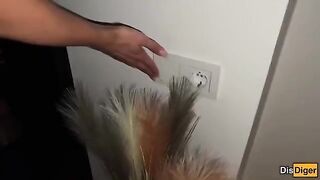 A wife brought two guys to her husband and he was forced to watch