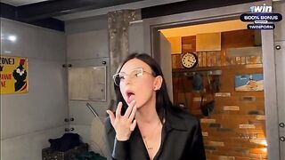 Guy spied on his stepmom in the shower and fucked her