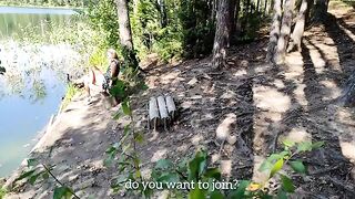 Spying for a girl masturbating, I got a dick in my mouth, and cum on my face