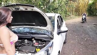 A stranger helped me with my car and I rewarded him with sex