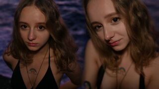 A cute girl met a fairy from the dating site Rokolo and had sex on the beach