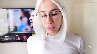 A mother seduces her son's friend to smoke and fuck