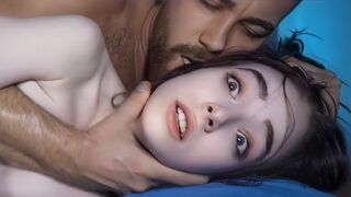 Shy teenage girl experiences intense rough sex with her stepdad