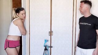 The curious neighbor has old school sex with the Argentine in HD