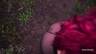 Met a Big Ass Russian Slut in the Forest and fucked her hard