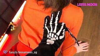 Nerdy girl Velma gets fucked by a masked guy on Halloween night