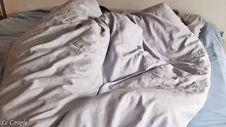 The guy gently fucked his wife in the morning
