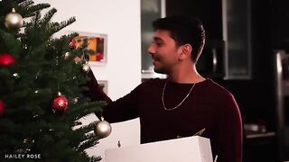 The Christmas surprise for the young couple was a stunning boob job