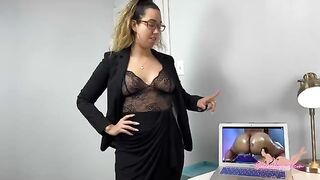 Annoyed wife caught her husband while he was watching porn