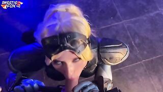 Starcraft's Nova is hungry for cock and cum, just like in the game