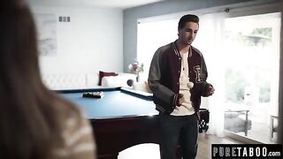 Star Quarterback Fucks and Films Virgin Reporter