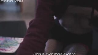 A hot girl is fucking with her classmate to get a good mark