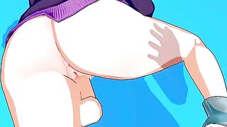 Hentai Maki Zenin gets her pussy railed in a rough fuck