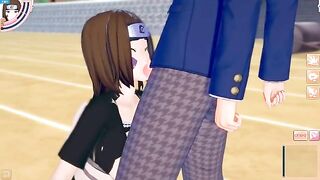 Big tits Naruto Rin Nohara is waiting for you to fuck her in this 3DCG erotic anime video