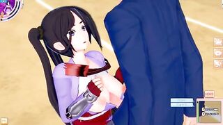 Game Koikatsu! ]Fuck big tits DanMachi Yamato Mikoto's 3D anime