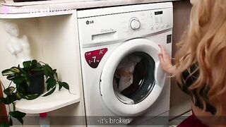A wife got her ass stuck and experienced intense anal action with Lovely Dove