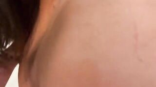 A spicy kitchen encounter with a brunette PAWG and her stepbrother