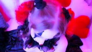 Kinky clown blowjob and facial with a twist of fear and desire