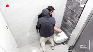 My wife got fucked in the club toilet by her friend