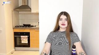 The hot tattoo girl got fucked by her neighbor in the wet pussy