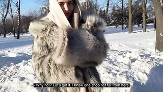 Walked the dog and fucked a hot slut in doggy style with rough passion