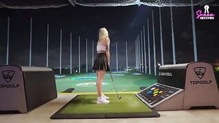 A rough sex night after a golf date with a blonde hottie