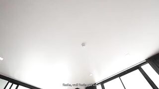 Phone sex with a dirty talk babe ended with hot fucking and JOI
