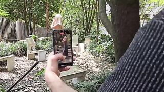 Colombian actress fucked outdoors by American stranger