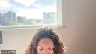 Cute wife gets her pussy filled in front of passers-by