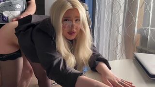 A misunderstanding with my tutor was resolved with a hot encounter