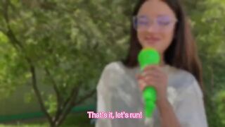 A forest fuck adventure with a hot Russian girl and more
