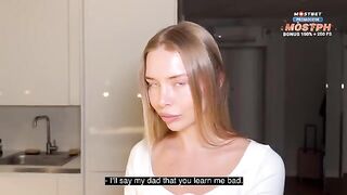 My pervert dad doesn't let me have sex, but I did