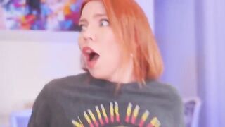 A young girl has extremely wet and passionate sex, feeling guilty