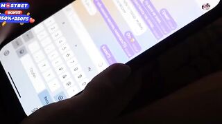 A girl made a blowjob right in the car on the street