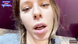 Flatmate-girl doesn’t mind periodic sex in the kitchen, getting cum in mouth and pigtails