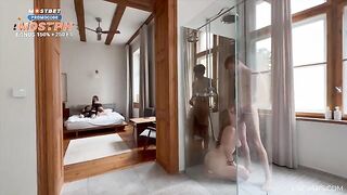 Our friends got intimate in the shower, we wanted to join too