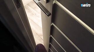 I was spying on my stepsister, she saw me and sucked my cock - HD