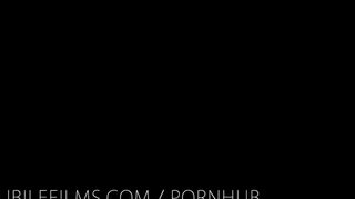 Two lesbians have fun at night in bedroom