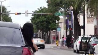 A young guy and his friends fucked two prostitutes in the car