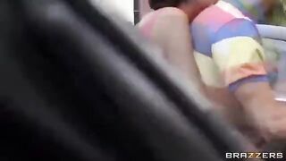 A young guy and his friends fucked two prostitutes in the car